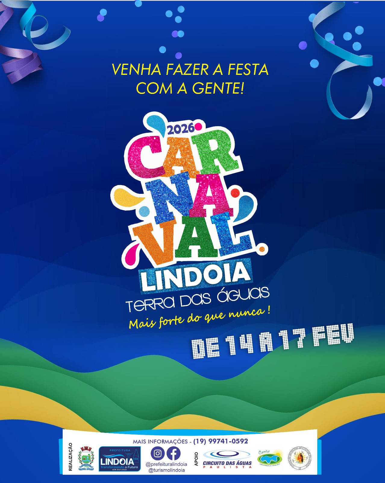 Lindóia - Carnaval Terras das Águas, mais forte do que nunca