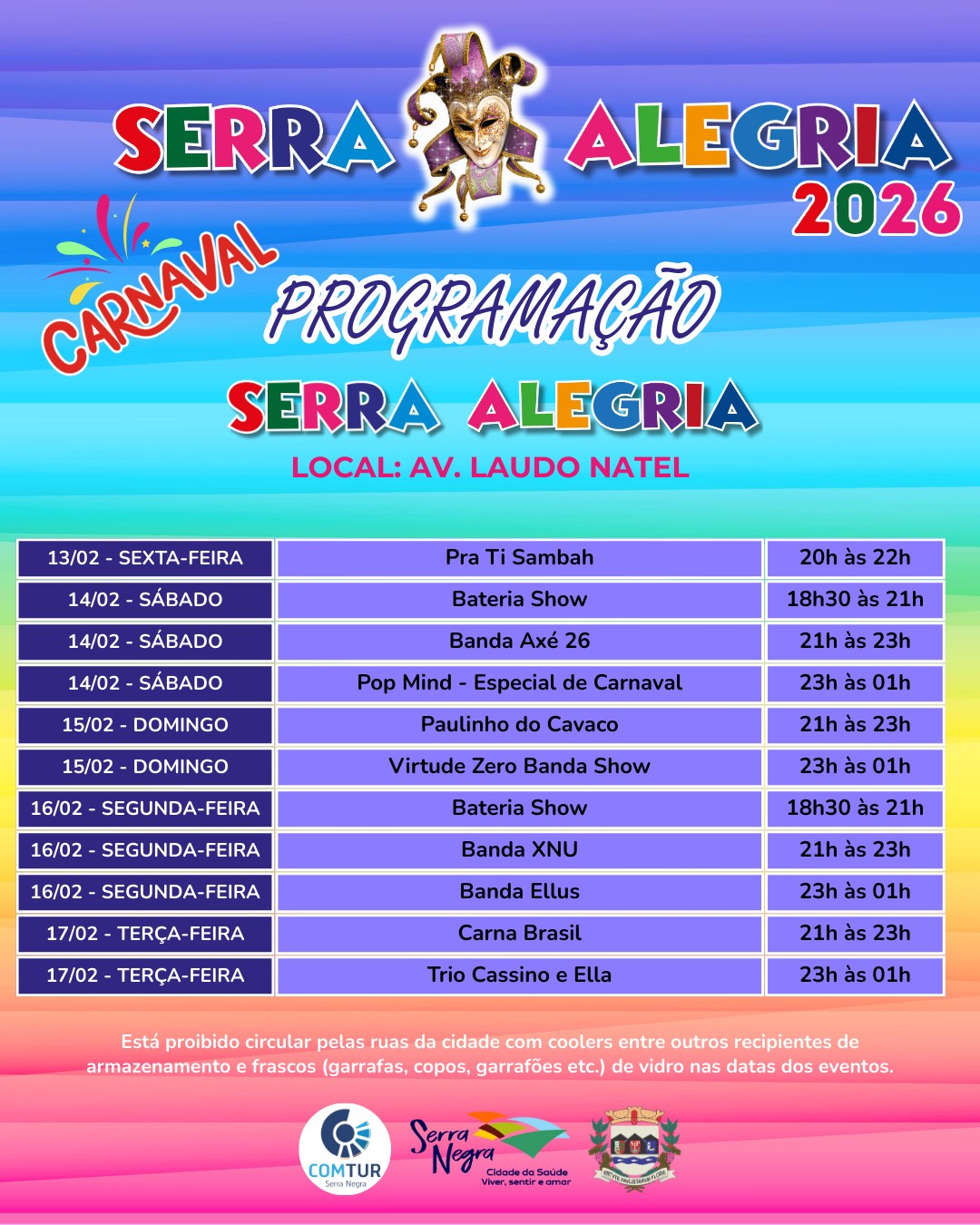 Serra Negra - Carnaval Serra Alegria 2026